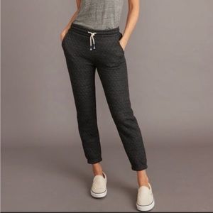 Marine Layer Corbet Charcoal Gray Quilted Sweatpants Joggers Size Medium